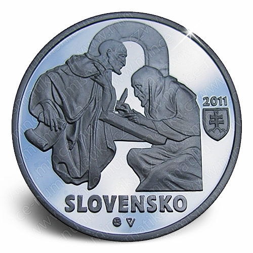 06_2011_10_Euro_Zoborske_listiny_mince_revers_proof