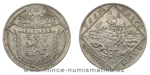 1928 - Jsem ražen z českého kovu - stříbrná medaile