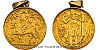 Zlatá 1 dukátová medaile Milénium Sv. Václava 929 - 1929