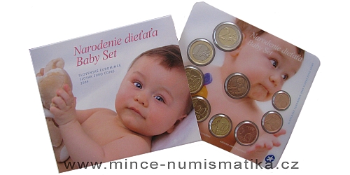 Sada oběžných mincí SR 2009 - Narození dítěte