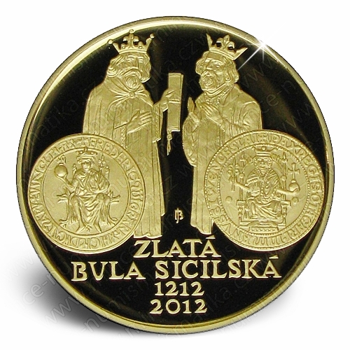 2012_10000Kc_Zlata_Bula_sicilska_mince_proof_revers