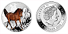 2015 - 1 $ Niue - Arabský Plnokrevník (Arabian Horse)