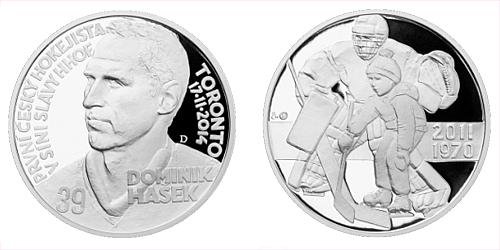 Stříbrná medaile Dominik Hašek