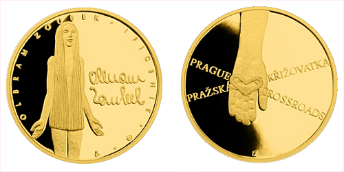 Zlatá uncová medaile Olbram Zoubek - Ifigenie
