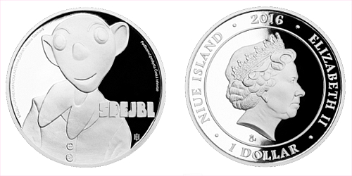Stříbrná mince 1 NZD Spejbl