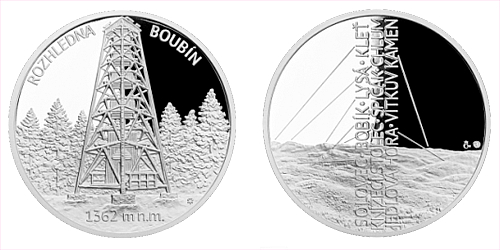Stříbrná medaile Rozhledna Boubín