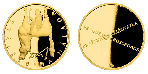 Zlatá uncová medaile David Černý