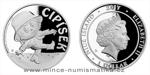 Stříbrná mince Cipísek