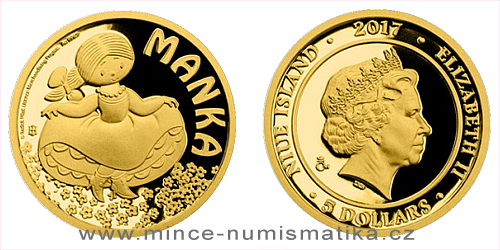 Zlatá mince Manka