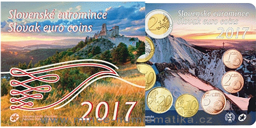 Sada oběžných mincí SR 2017 - Euromince