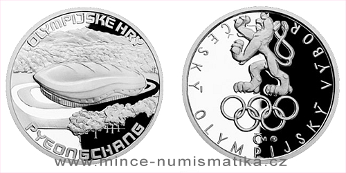 Stříbrná medaile Olympijské hry Jižní Korea 2018