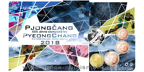 Sada oběžných mincí SR 2018 - XXIII. Zimné olympijské hry Pjongčang 2018