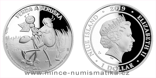 Stříbrná mince Ferda a Beruška
