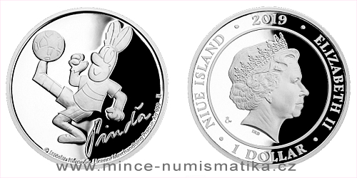 Stříbrná mince Čtyřlístek - Pinďa