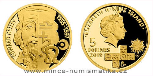 Zlatá mince Alchymisté - Edward Kelley