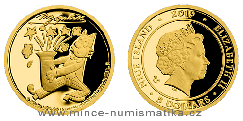 Zlatá mince Čtyřlístek - Myšpulín