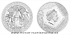 Stříbrná mince Bohové světa - Perun