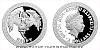 Stříbrná mince Bájní tvorové - Harpyje