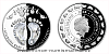 Stříbrná mince Crystal Coin - K narození dítěte 2020