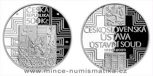 500 Kč - 100. výročí - Československá ústava a Ústavní soud
