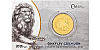 Zlatá uncová investiční mince Český lev 2020 číslovaný obal