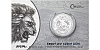 Stříbrná dvouuncová investiční mince Český lev 2020 číslovaný obal
