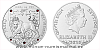 Stříbrná kilogramová mince Český lev 2020 s českým granátem - RARITA