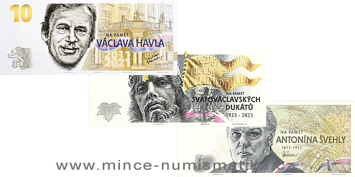 Sada paměťovka Václav Havel, Antonín Švehla a sv. Václav
