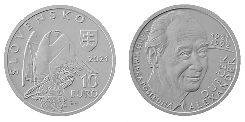 10 € - 100. výročie narodenia - Alexander Dubček