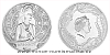 Stříbrná mince Bohyně světa - Afrodíté