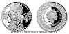 Stříbrná mince Legenda o králi Artušovi - Ginevra a Lancelot