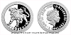 Stříbrná mince Bájní tvorové - Kerberos