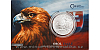 Stříbrná uncová investiční mince Orel 2021 číslovaný obal