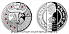 Stříbrná mince Crystal Coin - Rok buvola