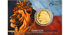 Zlatá uncová investiční mince Český lev 2021 Proof číslovaný obal