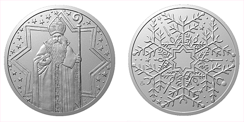 Stříbrná medaile Sv. Mikuláš