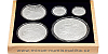Sada stříbrných mincí Český Lev 2021 - 1oz, 2 oz, 5 oz, 10 oz, 1 kg