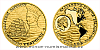 Zlatá čtvrtuncová mince Objevení Ameriky - Amerigo Vespucci
