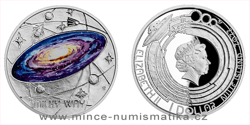 Stříbrná mince Mléčná dráha - Mléčná dráha
