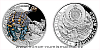 Stříbrná mince Pravěký svět - Ankylosaurus