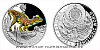 Stříbrná mince Pravěký svět - Pachycephalosaurus