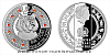 Stříbrná mince Crystal Coin - Rok tygra