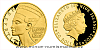 Zlatá uncová mince Osudové ženy Nefertiti