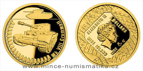 Zlatá mince Obrněná technika - Mk VIII Cromwell