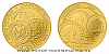 Zlatá 1/4 Oz investiční mince Tolar - Česká republika 2023