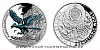 Stříbrná mince Pravěký svět - Archaeopteryx