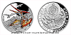 Stříbrná mince Pravěký svět - Pteranodon