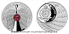 Stříbrná mince Crystal Coin - Anděl
