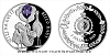 Stříbrná mince Crystal Coin - Vítej na světě 2023