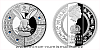 Stříbrná mince Crystal Coin - Rok zajíce